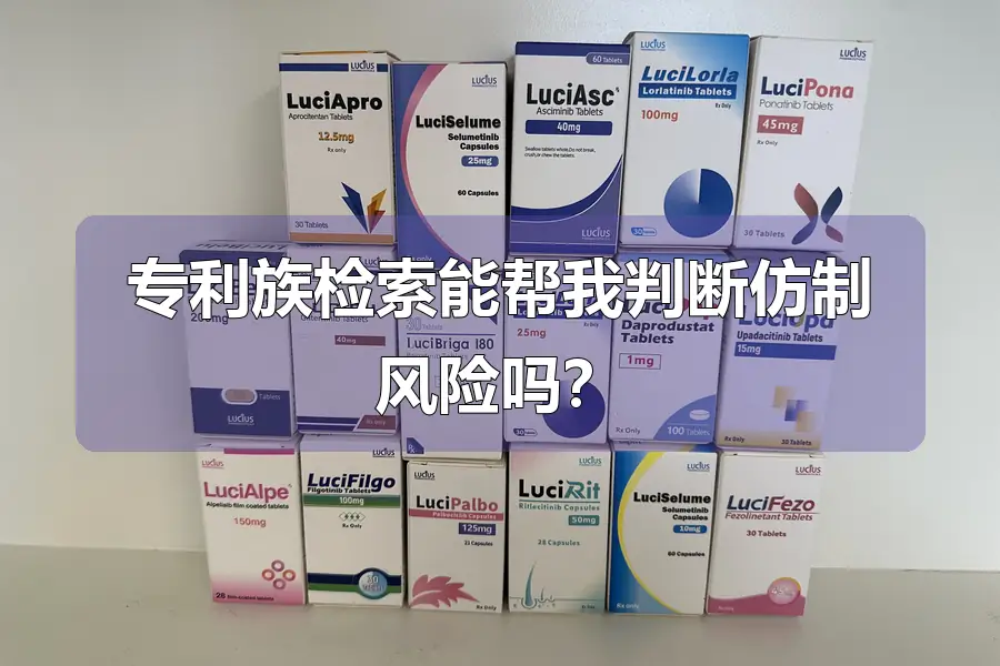 专利族检索能帮我判断仿制风险吗？